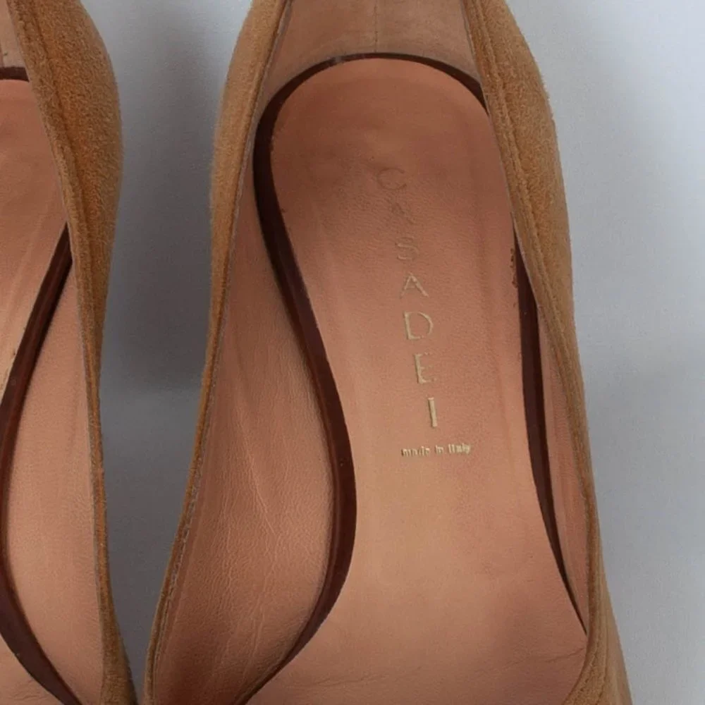 Casadei Suede Buckle‎ Pump Heels Size 9